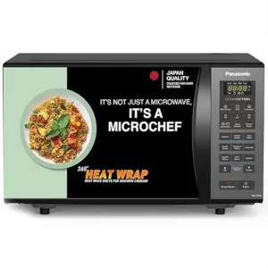 Panasonic 23L Convection Microwave Oven(NN-CT353BFDG,Black Mirror, 360° Heat Wrap, Magic Grill)