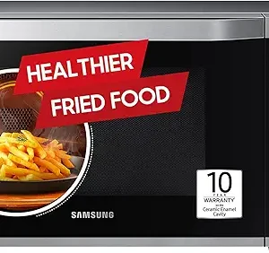 Samsung 32L, Slim Fry, Convection Microwave Oven with Tandoor and Curd making(MC32A7035CT/TL, Stainless Steel, 10 Yr warranty)
